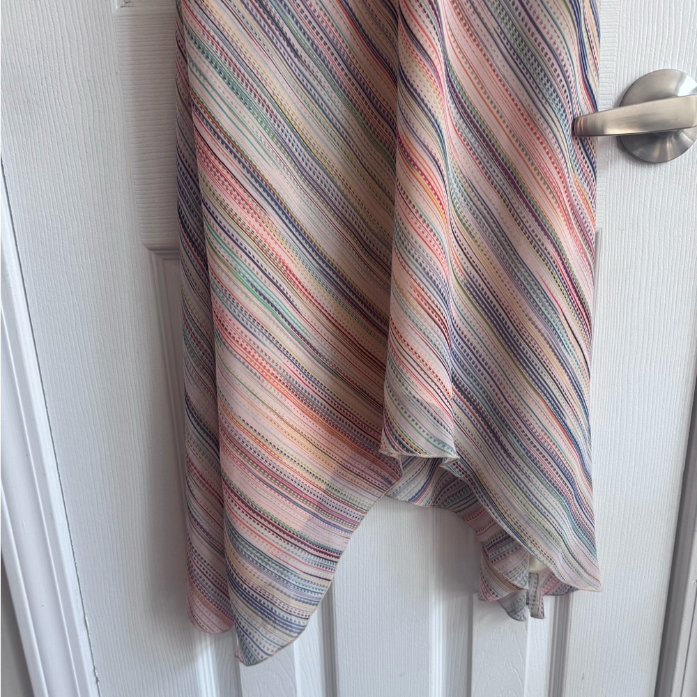 A.B.S. Allen Schwartz Multicolor Striped Deep V Halter
Dress Size 2 NWT - Picture 3 of 7